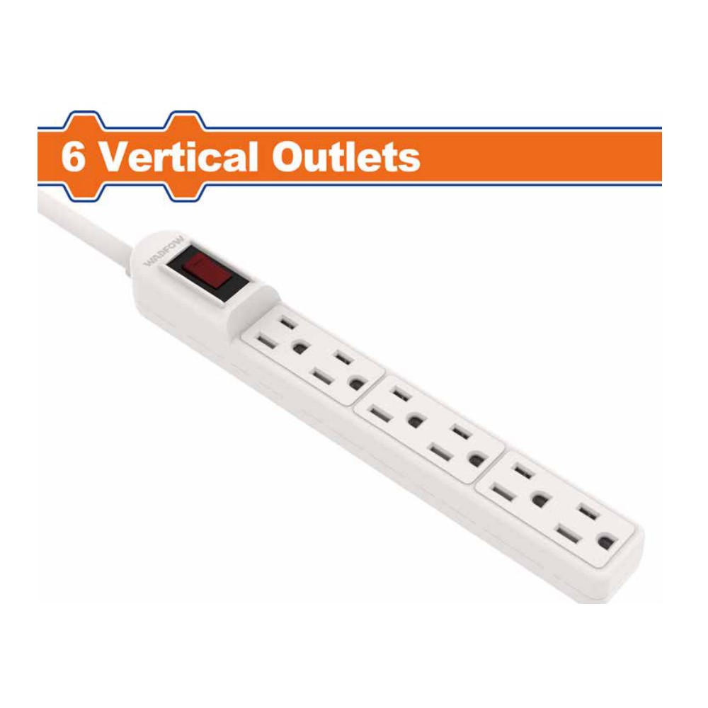 [WET2315] Regleta eléctrica 6 entradas