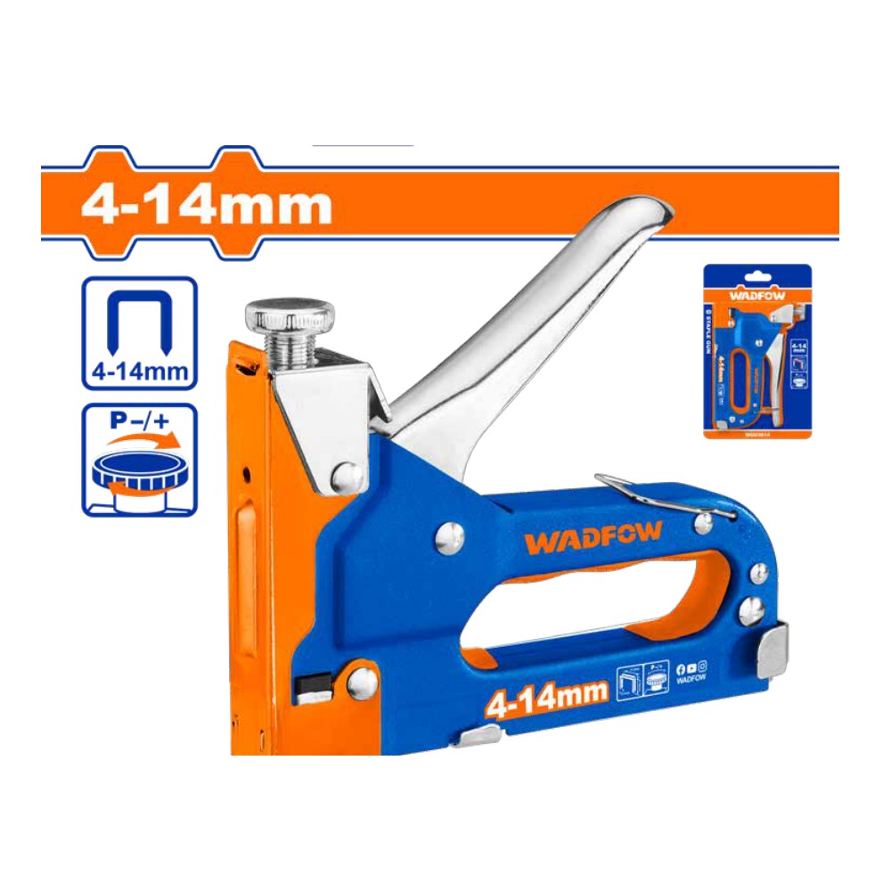 [WGU3614] Grapadora 4-14MM ajustable de 0,7,MM