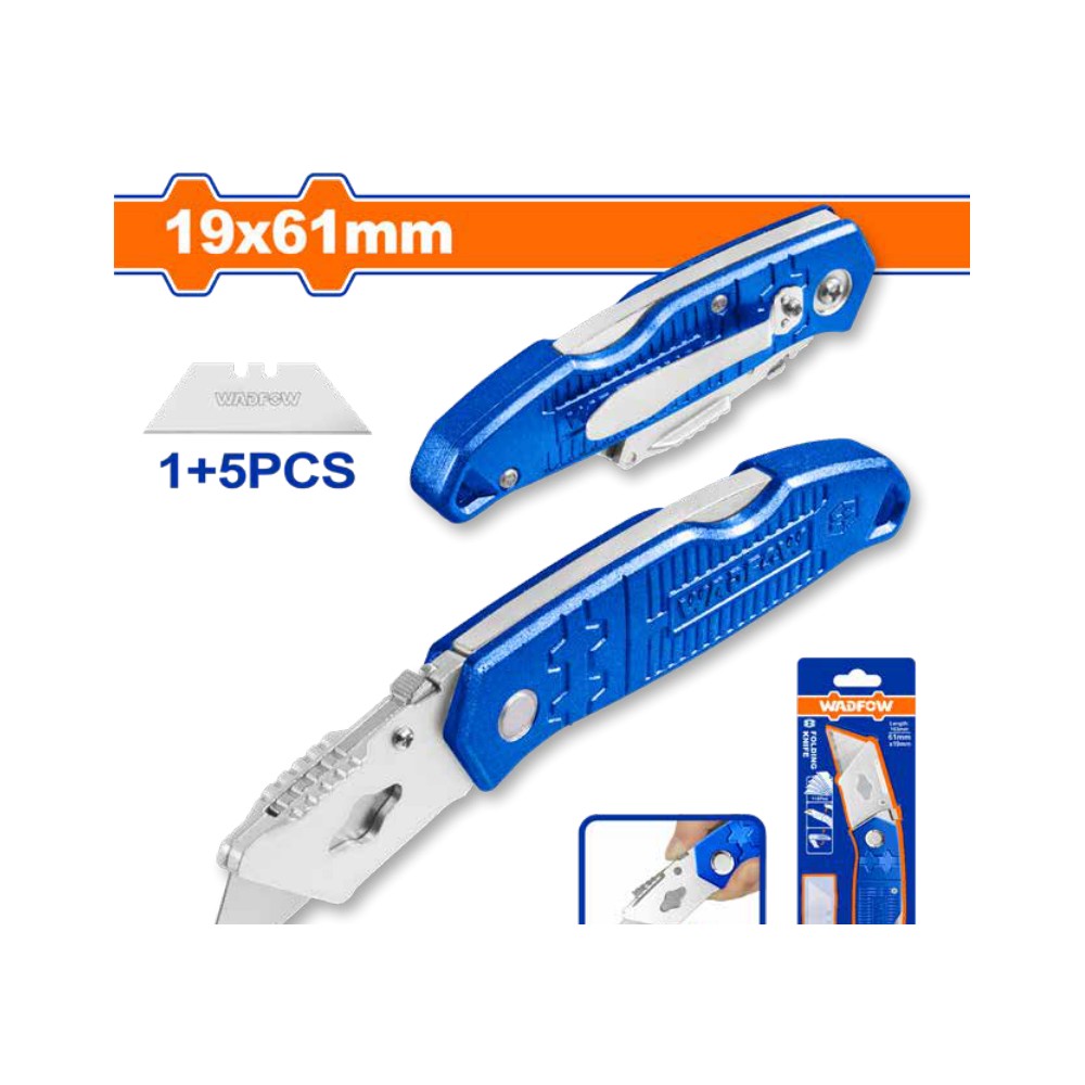 [WSK9419] Estilete azul multiuso 1+5PCS