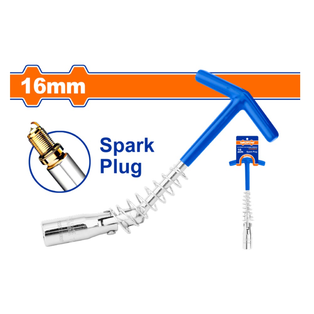 [WTH5116] Llave de bujias con mango en t 16MM