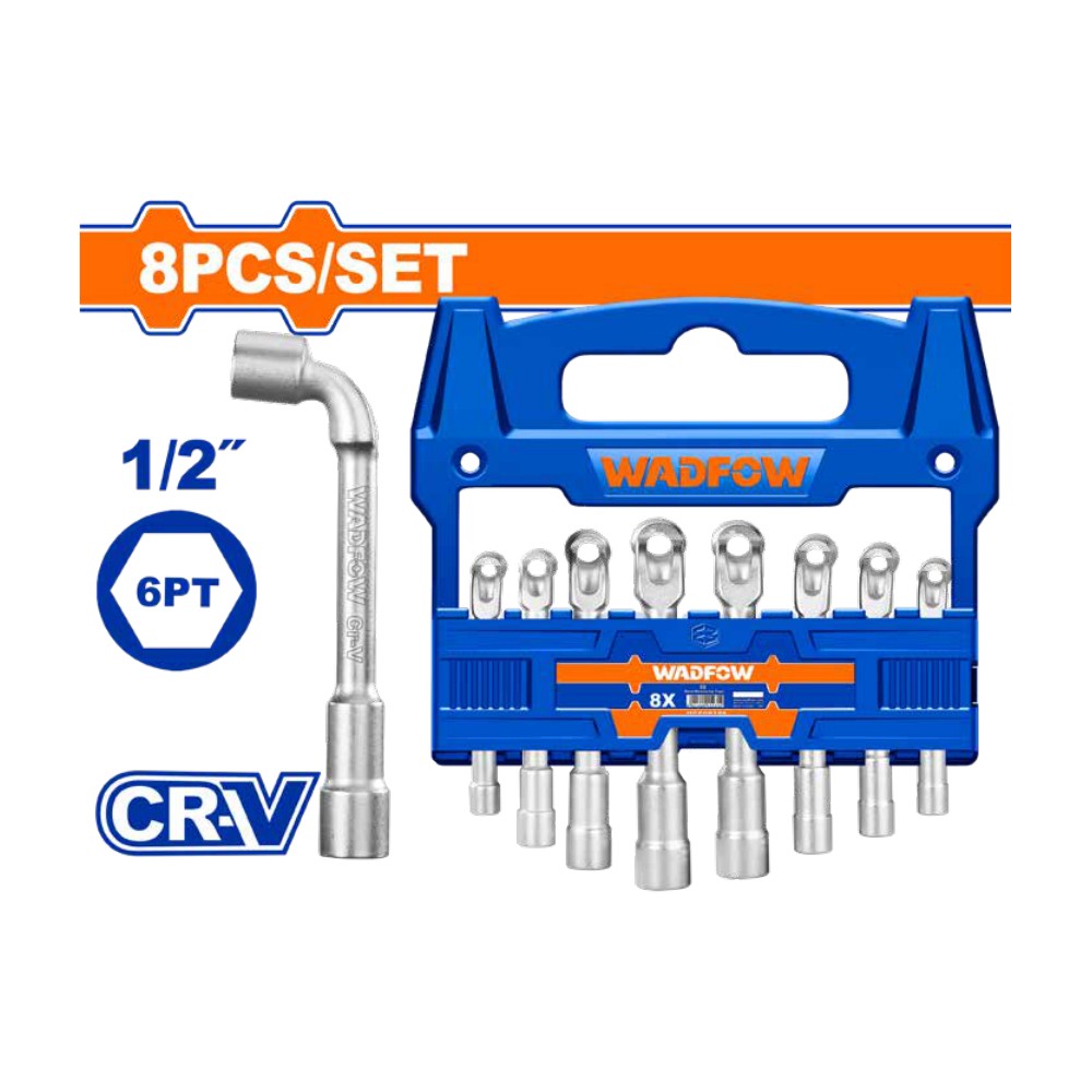 [WTH4208] Set llaves pipa abiertas 8PCS