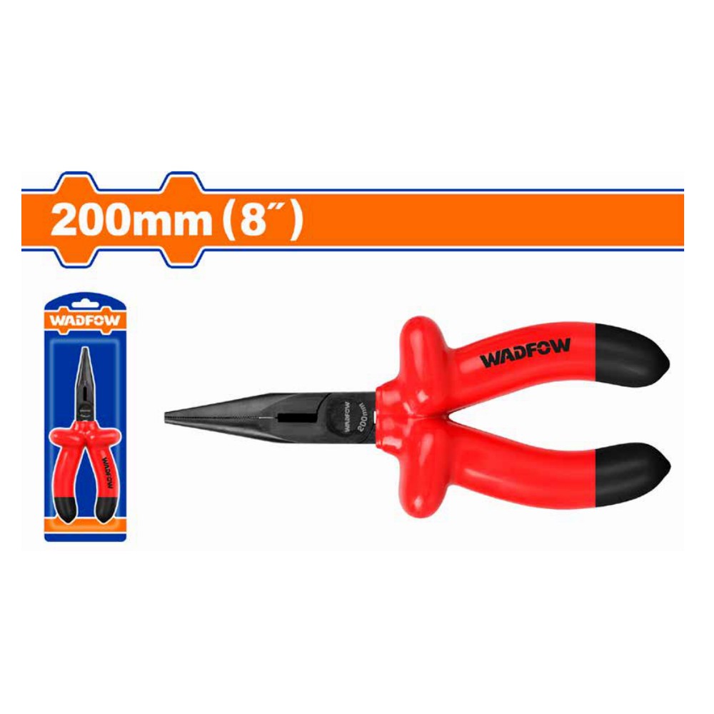 [WPL2638] Pinza punta larga aislado electricista 8" 1000V r/n