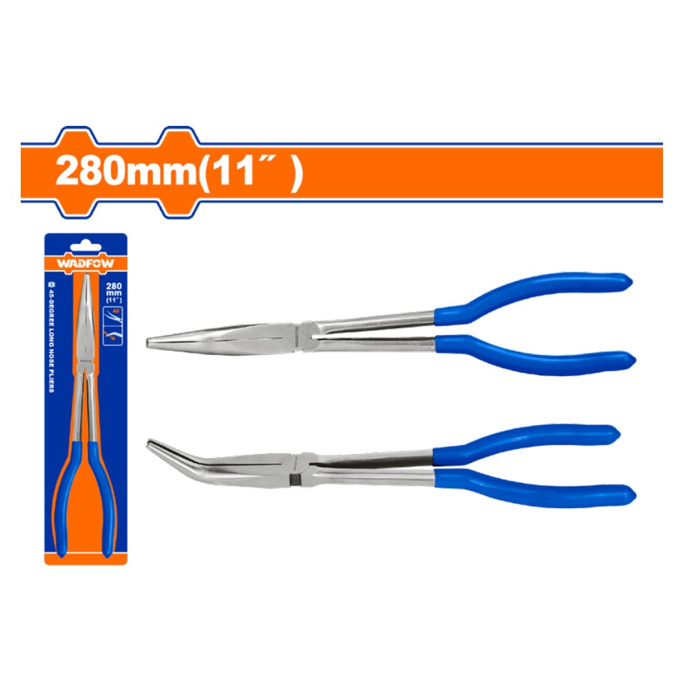 [WPL2E11] Pinza punta curva de 45GRADOS 11" /280mm