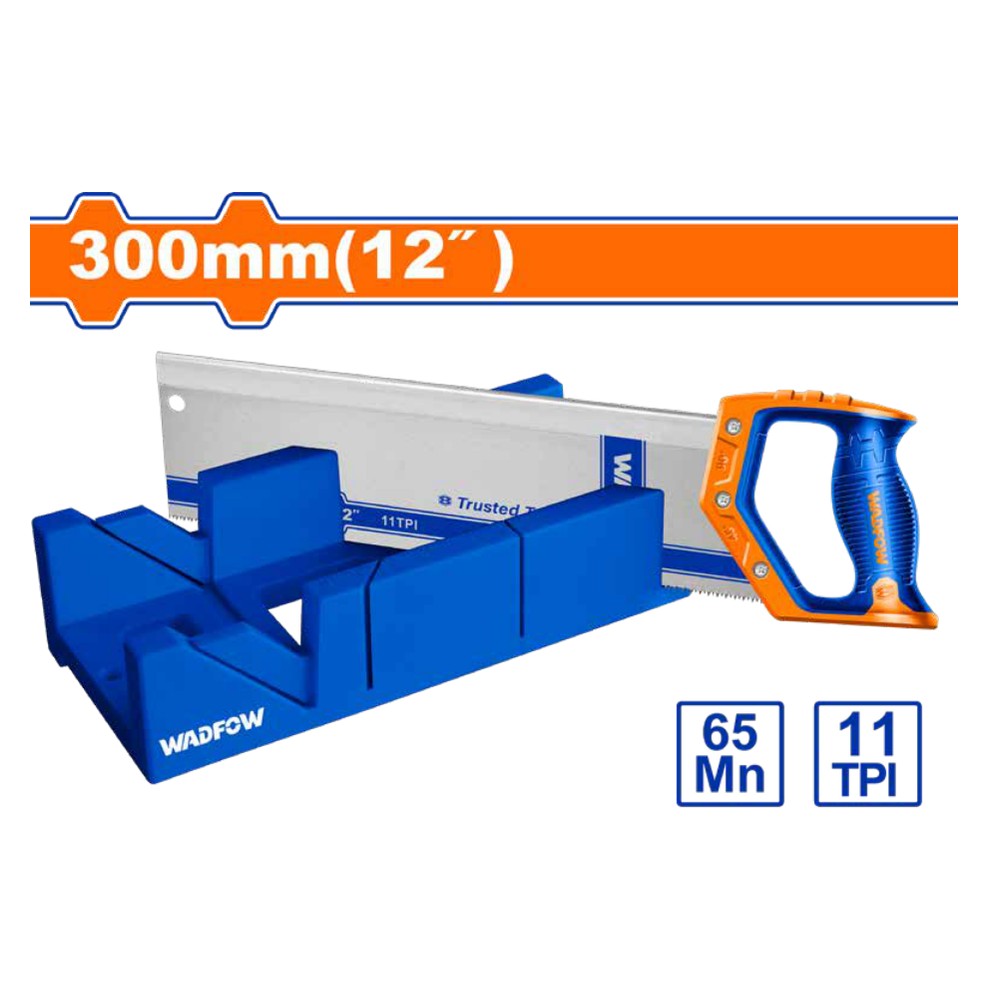 Serrucho costilla 12" con guia de corte plástico