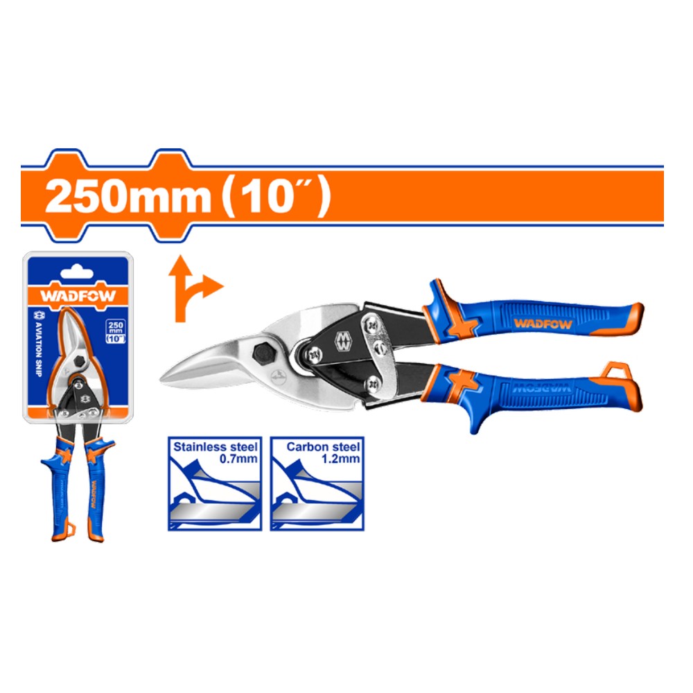 Tijera de aviacion derecha 10" profesional