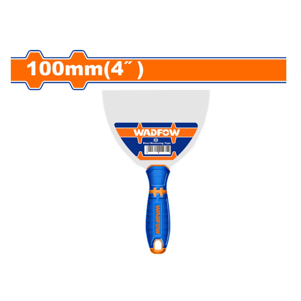 Espatula acero inoxidable mango plas,bicolor 4"X100MM