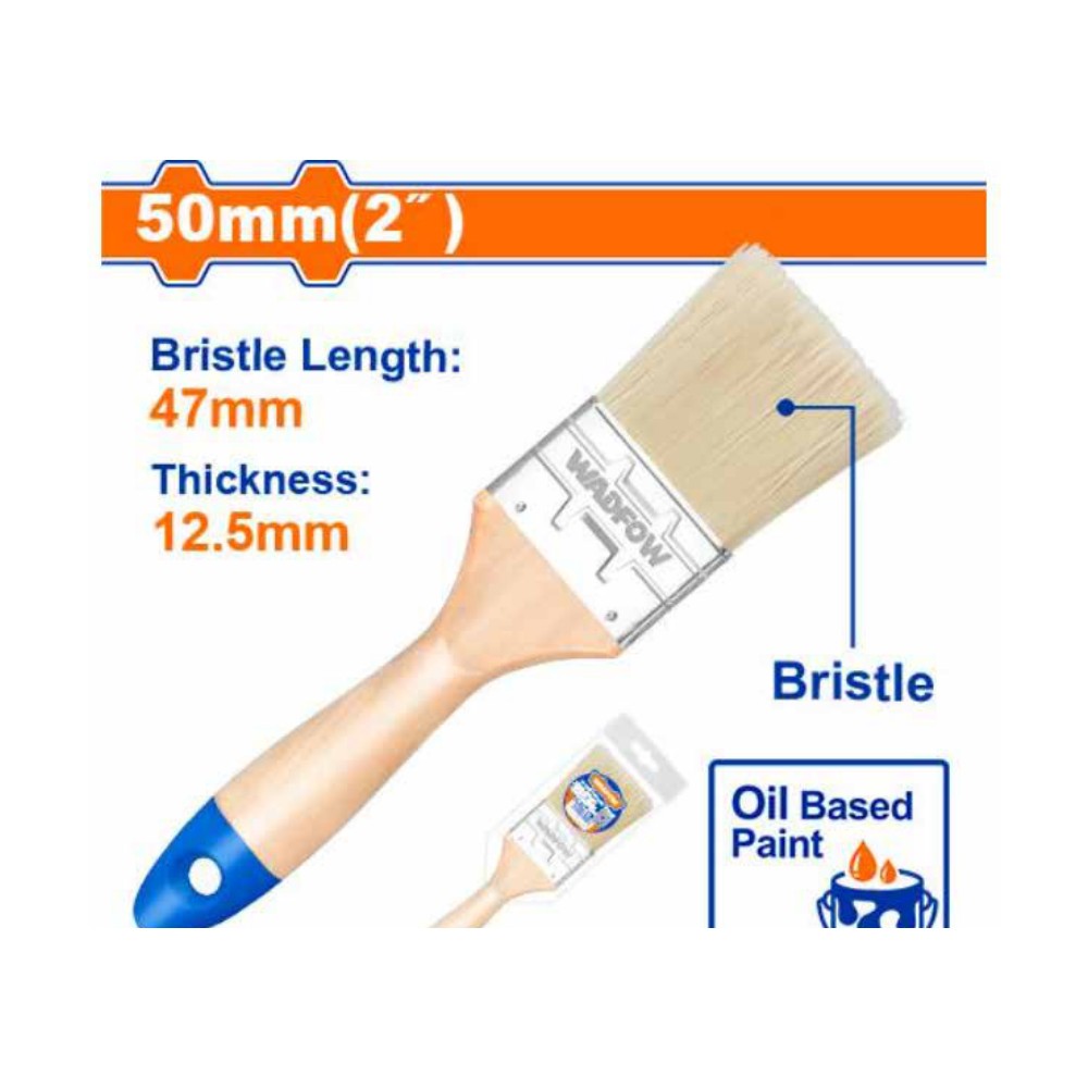 Brocha para pintura de 2" "(50 mm)