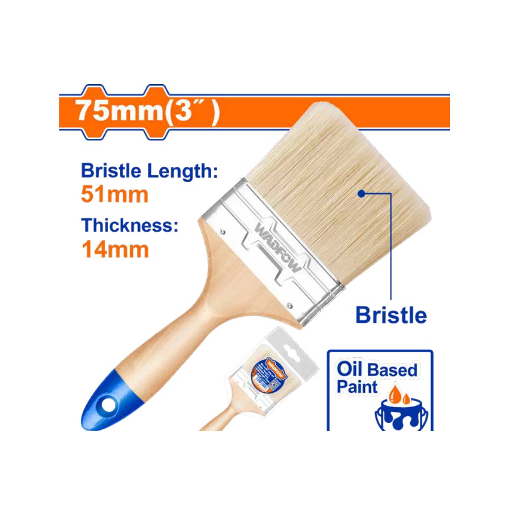 Brocha para pintura de 3"(75MM)