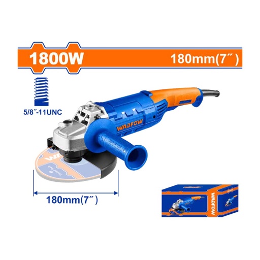 Amoladora angular 7" 1800W