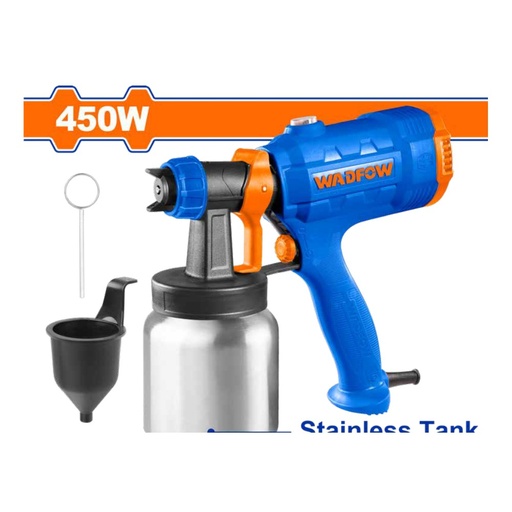 Pistola rociadora 450W vaso metálico