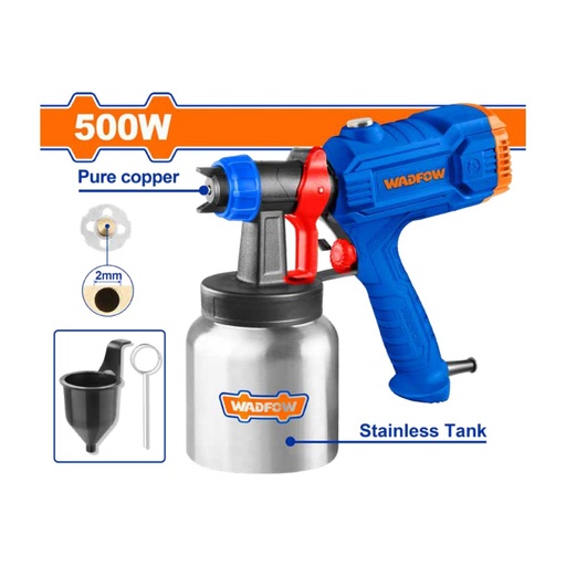 Pistola rociadora 500W vaso metálico