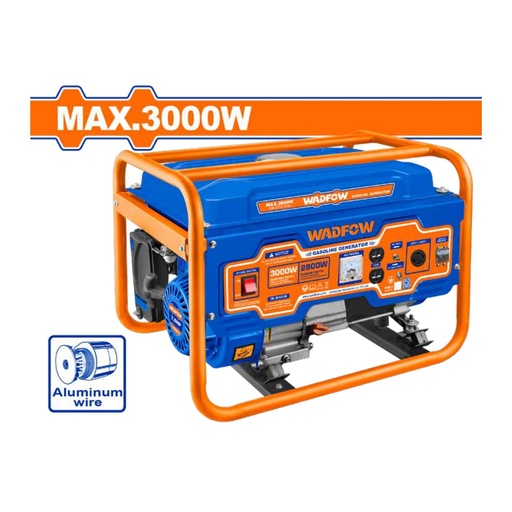 Generador eléctrico a gasolina 110V-220V 8.3A/ 3.0KVA 12V